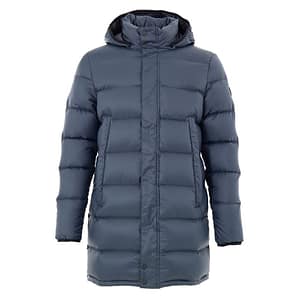 Moose Knuckles Gray Nylon Coat