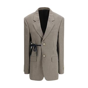 Balenciaga Multicolor Lyocell Coat