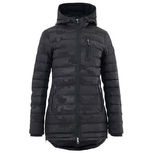 Moose Knuckles Black Nylon Coat