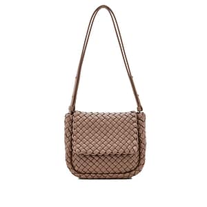 Bottega Veneta Brown Lamb Leather Shoulder Bag