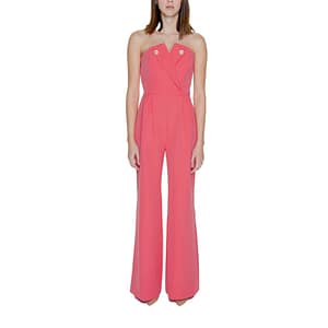 Silence Orange Polyester Jumpsuit