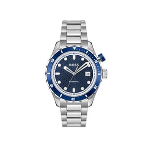 Hugo Boss Gray Stainless Steel Dress Watch