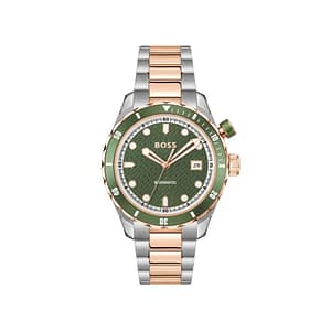 Hugo Boss Gray Stainless Steel Dress Watch