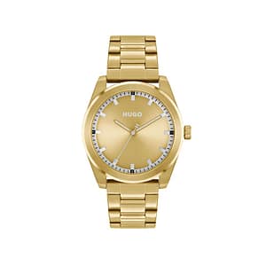 Hugo Boss Gold Stainless Steel Dress Watch