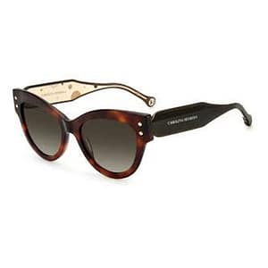 Carolina Herrera Bicolor Acetate Sunglasses