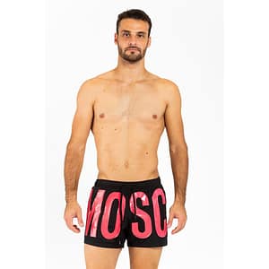 Moschino Fuchsia Polyester Swim Shorts