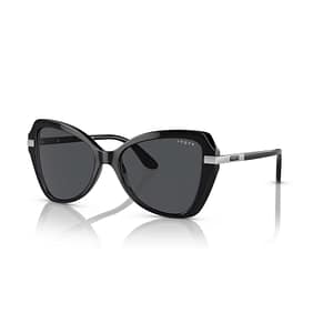 VOGUE Black Resin Sunglasses
