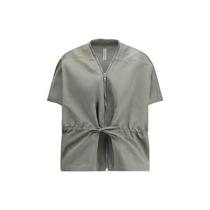 Rick Owens Bicolor Polyester Sleveless Jacket