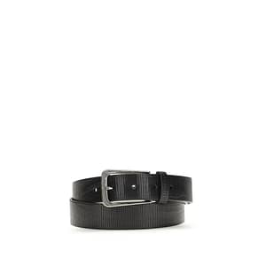 Brunello Cucinelli Black Calf Leather Bos Taurus Regular Belt