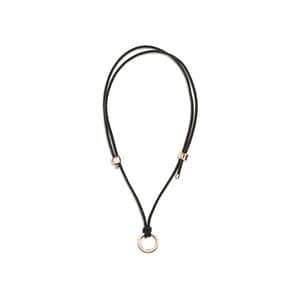 Brunello Cucinelli Brown Calf Leather Bos Taurus Keychain