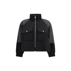 PINKO Black Polyester Shell Jacket