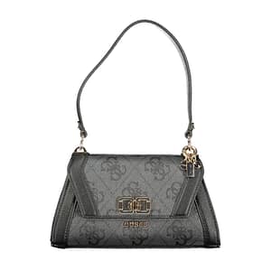 Guess Jeans Nero Poliuretano Women Shoulder Bag