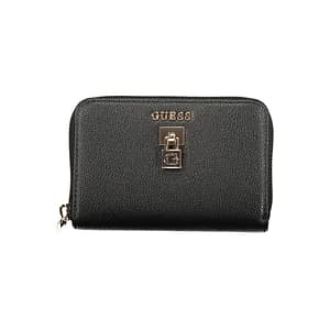 Guess Jeans Nero Poliuretano Women Wallet
