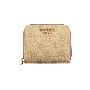 Guess Jeans Beige Polyurethane Women Wallet