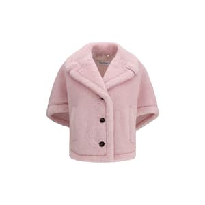 Max Mara Multicolor Alpaca Vicugna Pacos Coat