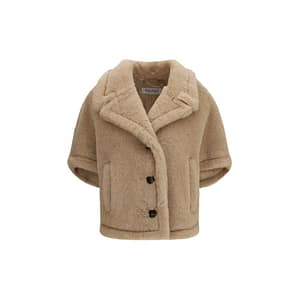 Max Mara Beige Alpaca Vicugna Pacos Coat