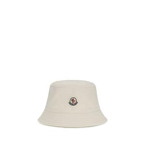 Moncler White Polyester Bucket Hat