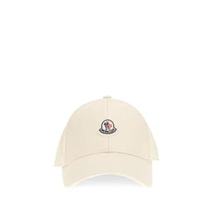 Moncler Beige Cotton Cap (Baseball Hat)