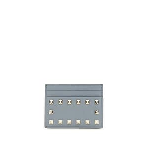 Valentino Garavani Blue Calf Leather Bos Taurus Wallet