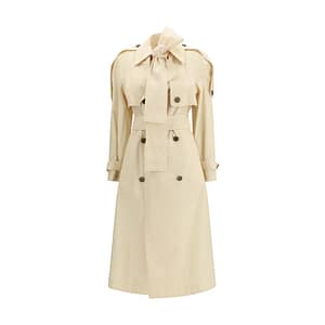 Burberry Beige Polyester Trench Coat