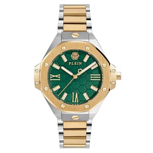Philipp Plein Gold Stainless Steel Dress Watch