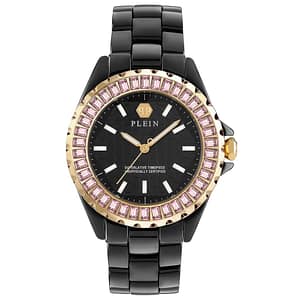 Philipp Plein Black Ceramic Dress Watch