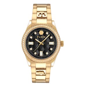 Philipp Plein Gold Stainless Steel Dress Watch