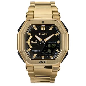 Timex Gold Stainless Steel Sport Watch