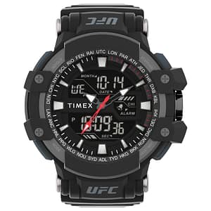 Timex Black Rubber Digital Watch