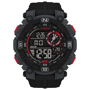Timex Black Rubber Sport Watch