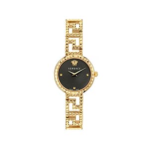 Versace Gold Stainless Steel Dress Watch