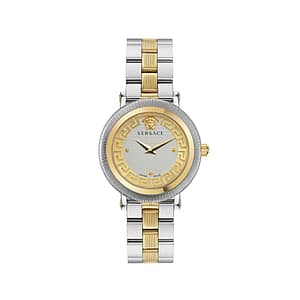 Versace Gray Stainless Steel Dress Watch