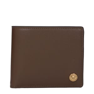 Versace Brown Leather Wallet