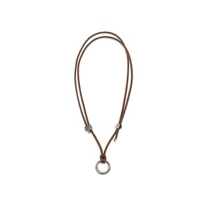 Brunello Cucinelli Brown Calf Leather Bos Taurus Glasses (Frames)