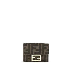 Fendi Brown Polyester Wallet