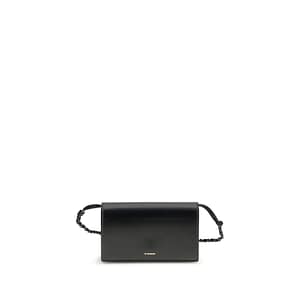 Jil Sander Black Calf Leather Bos Taurus Wallet