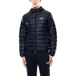 EA7 Emporio Armani Blue Polyamide Shell Jacket