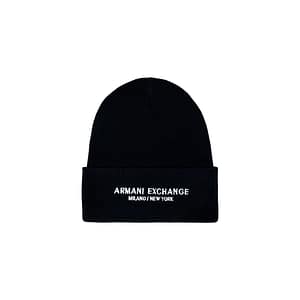 Armani Exchange Blue Polyester Cap (Baseball Hat)