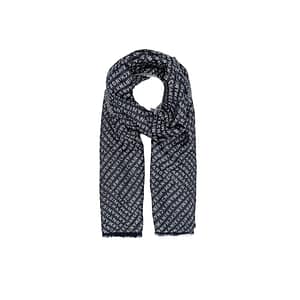 Armani Exchange Blue Viscose Scarf