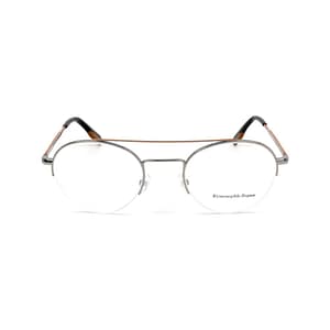Ermenegildo Zegna Gray Metal Glasses (Frames)