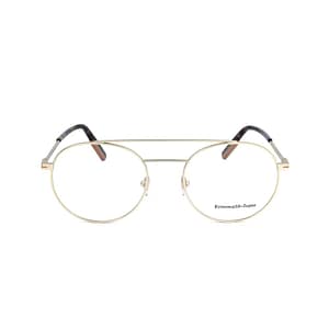 Ermenegildo Zegna Gold Metal Glasses (Frames)