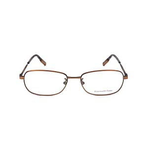 Ermenegildo Zegna Brown Metal Glasses (Frames)