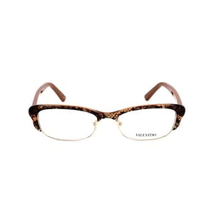 Valentino Brown Metal Glasses (Frames)