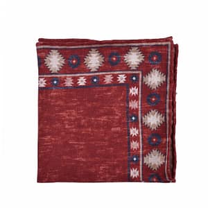 Brunello Cucinelli Bicolor Wool Pocket Square