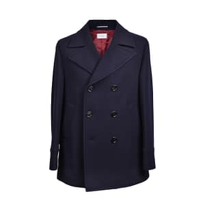 Brunello Cucinelli Blue Wool Coat