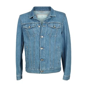 Brunello Cucinelli Light Blue Cotton Denim Jacket