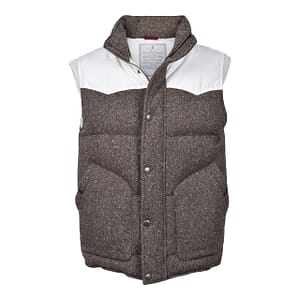 Brunello Cucinelli Brown Wool Sleveless Jacket