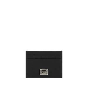 Dolce & Gabbana Black Calf Leather Bos Taurus Wallet