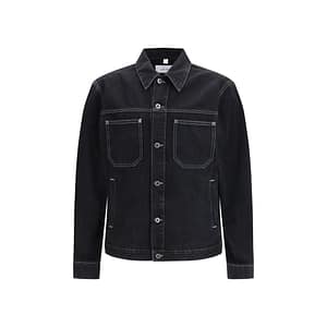 Off-White Black Cotton Denim Jacket