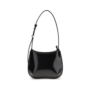 Jacquemus Black Calf Leather Bos Taurus Shoulder Bag